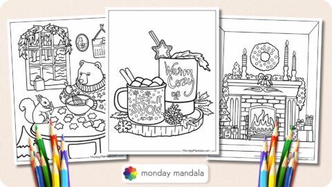 20 Hot Chocolate Coloring Pages Free PDF Printables