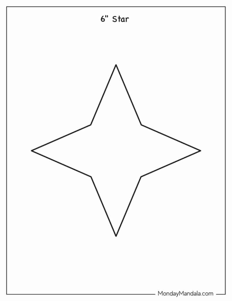 100 Star Templates (Free PDF Printables)