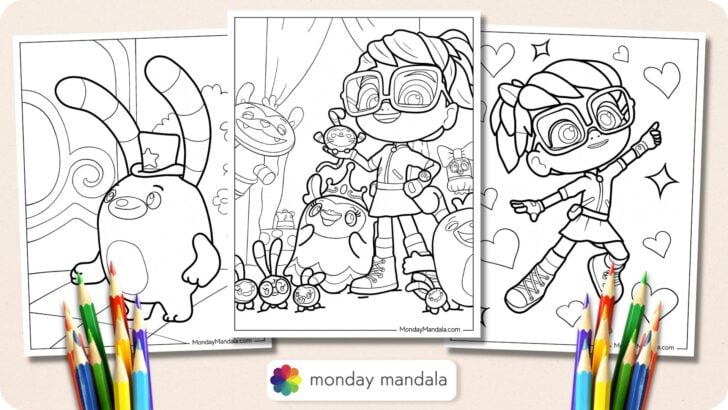 Abby Hatcher Coloring Pages Featured Image