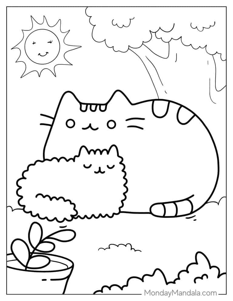 48 Pusheen Coloring Pages Free PDF Printables 48 Pusheen Coloring Pages Free PDF Printables