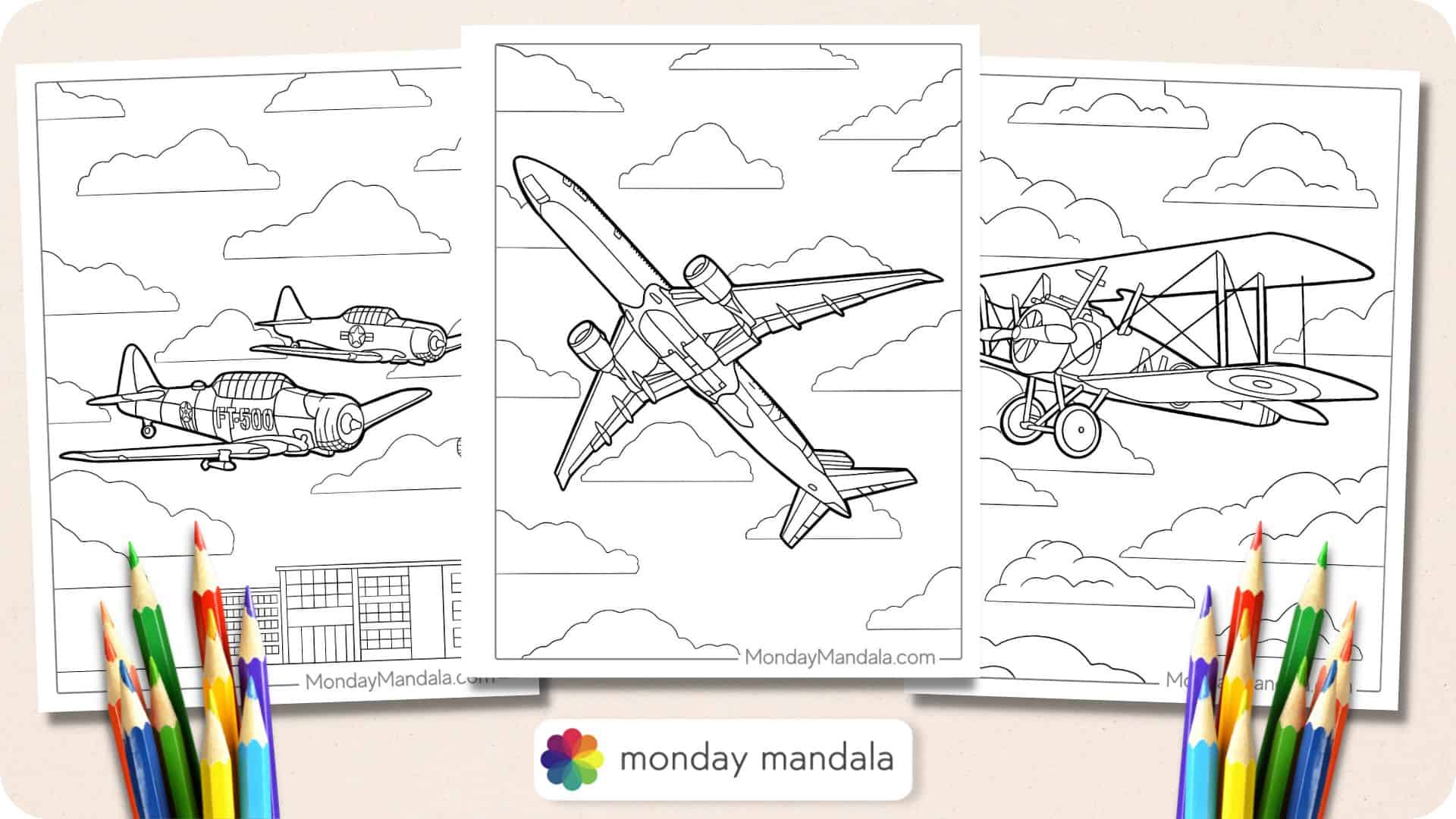 Coloring Book for Kids: Airplane Coloring Book for Kids: Amazing Airplane  Coloring Book - Airplane Activities For Kids and Toddlers Boys and Girls  (Paperback) 