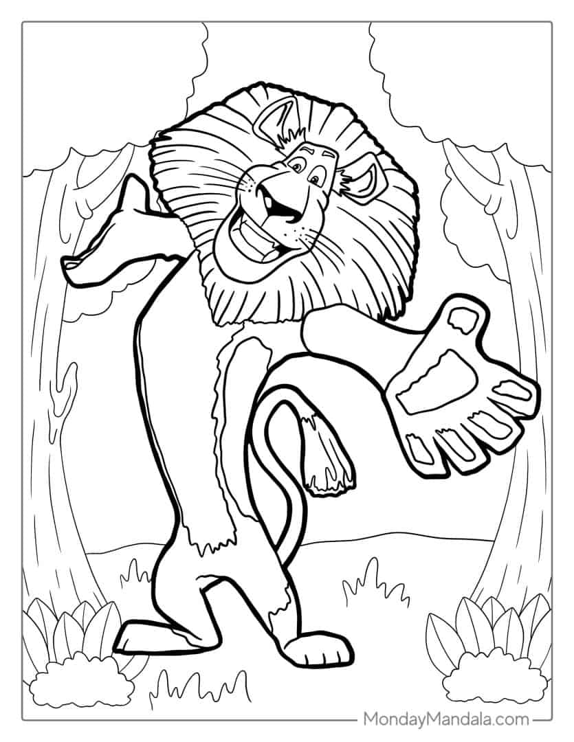 28 Lion Coloring Pages (Free PDF Printables)