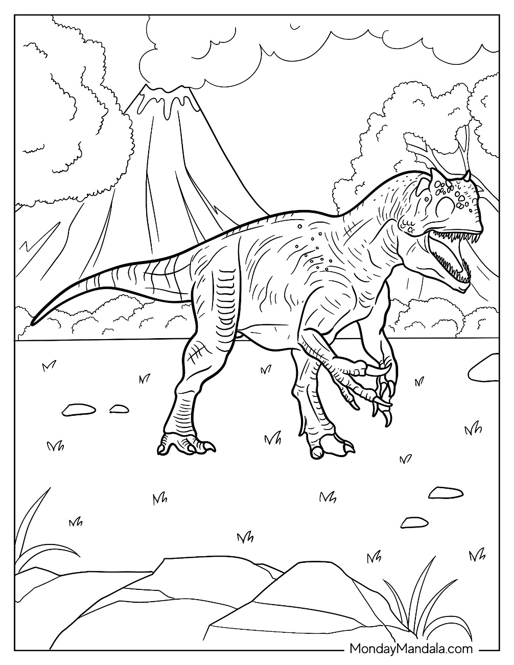 20 Allosaurus Coloring Pages Free PDF Printables 20 Allosaurus Coloring Pages Free PDF Printables