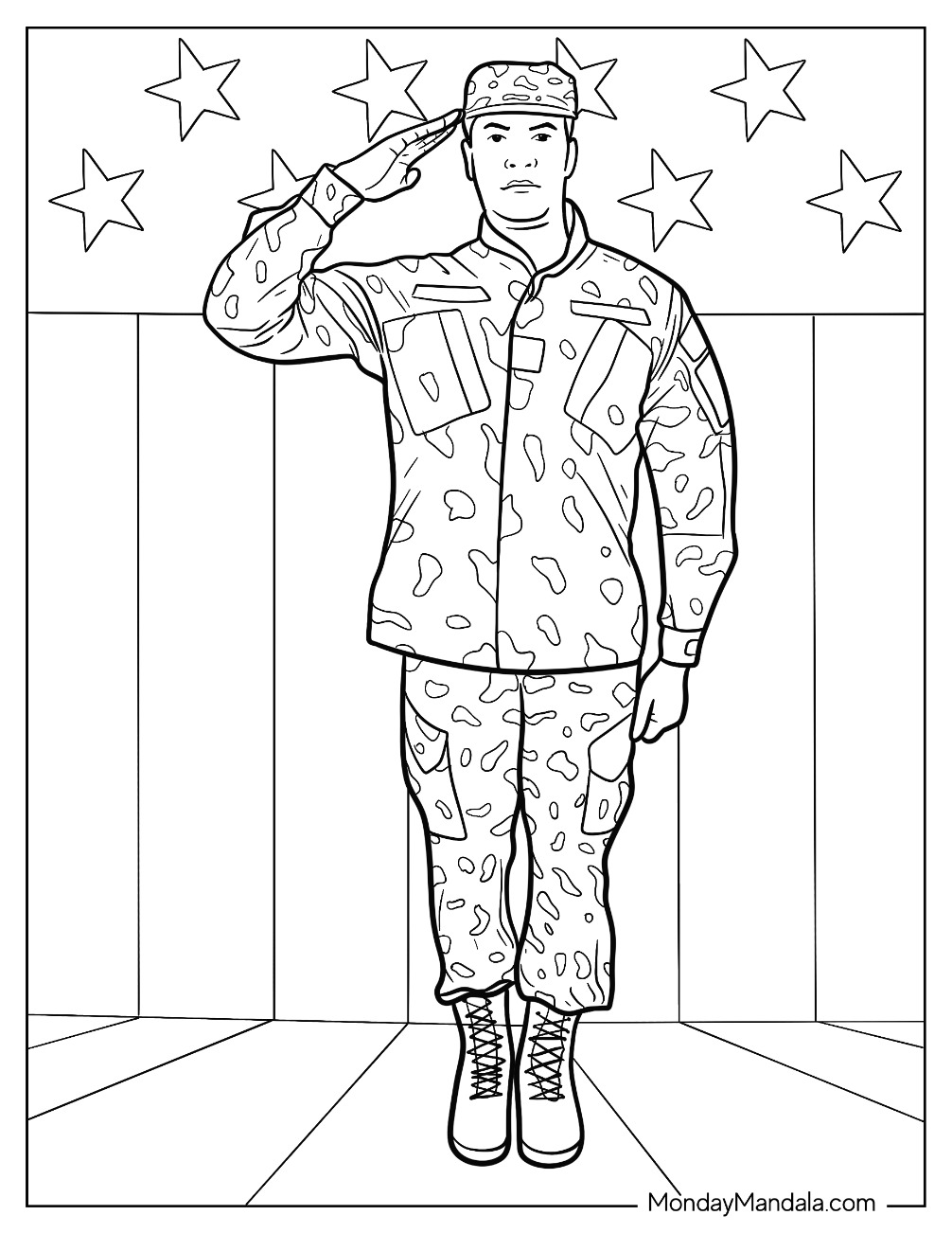 31 Soldier Coloring Pages Free PDF Printables 31 Soldier Coloring Pages Free PDF Printables
