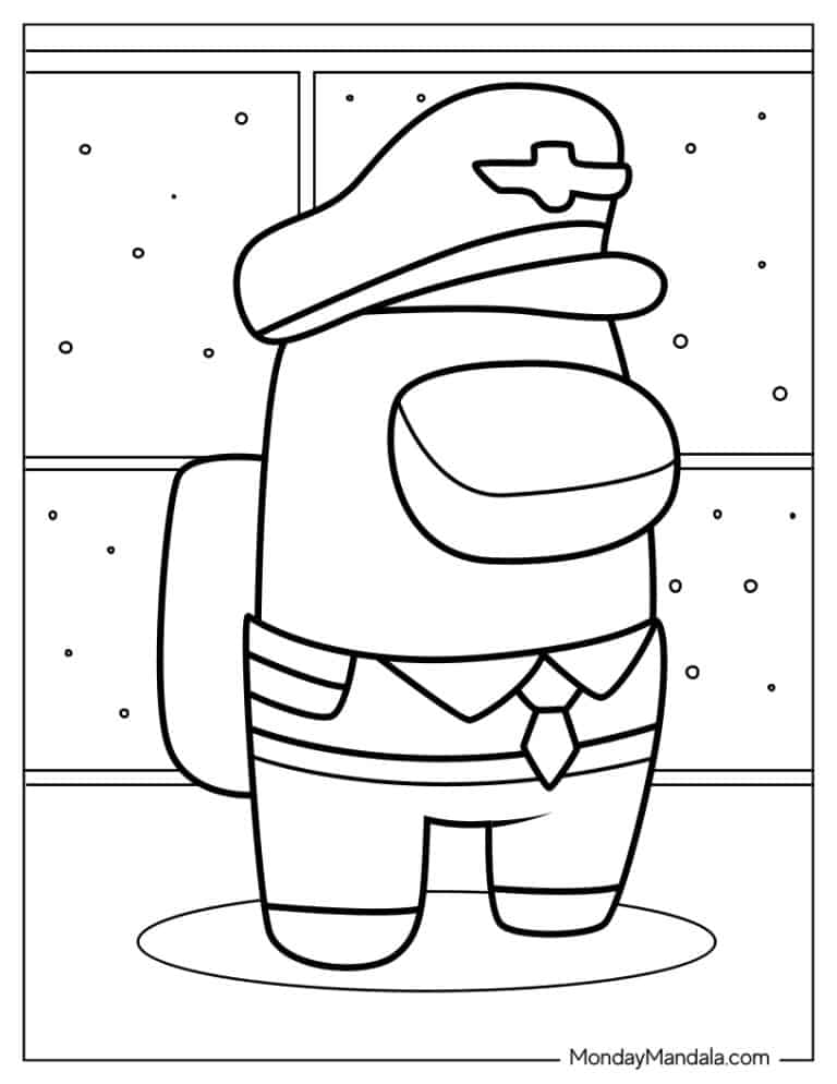 65 Among Us Coloring Pages (Free PDF Printables)