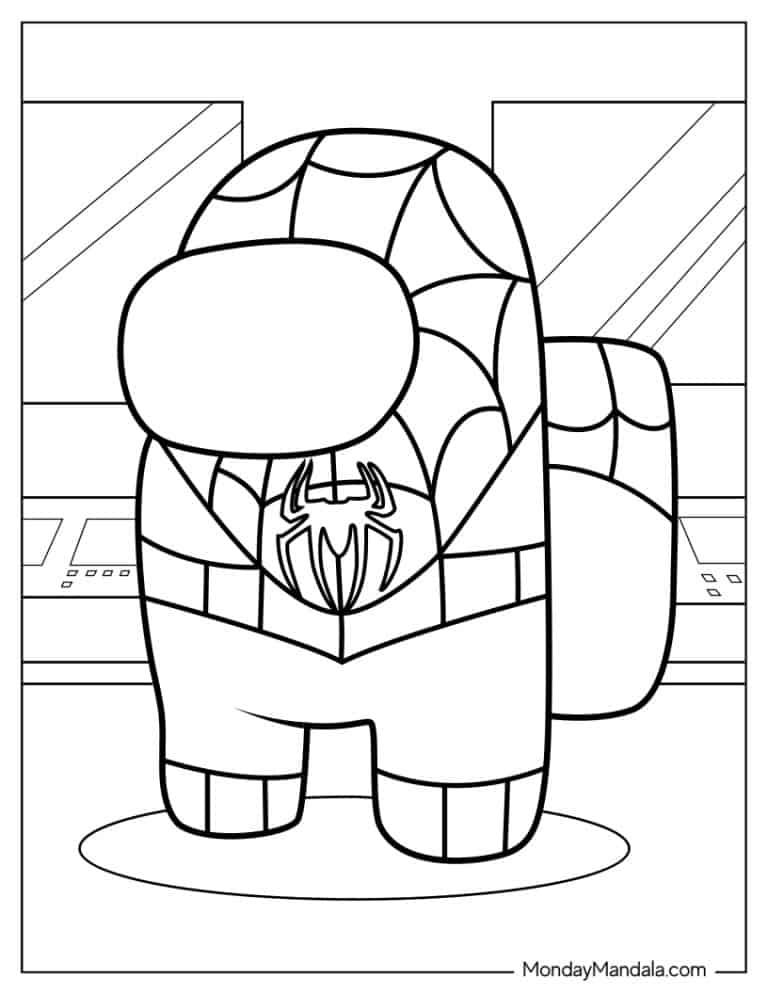 65 Among Us Coloring Pages (Free PDF Printables)