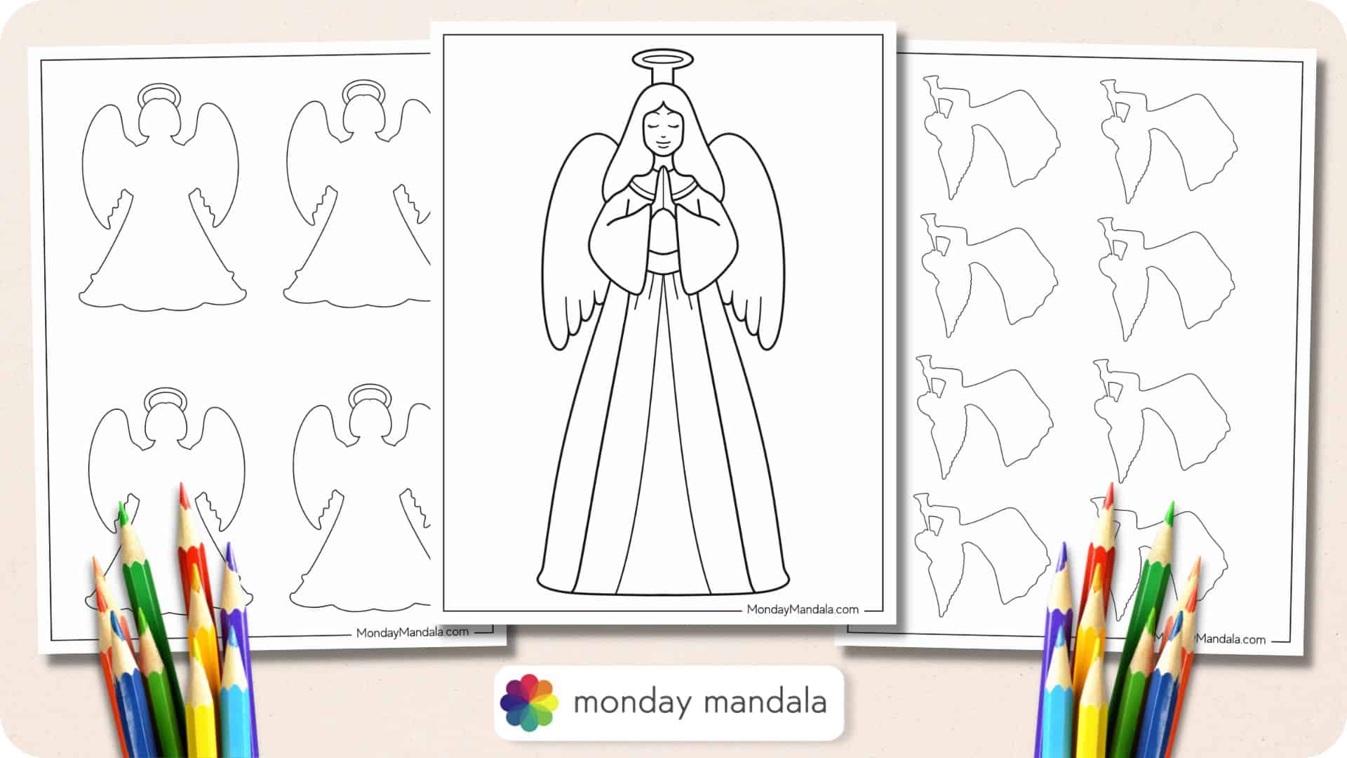 60 Angel Templates (Free PDF Printables)