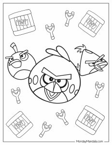 26 Angry Birds Coloring Pages (Free PDF Printables)