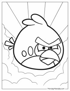 26 Angry Birds Coloring Pages (Free PDF Printables)