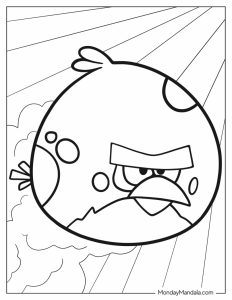 26 Angry Birds Coloring Pages (Free PDF Printables)