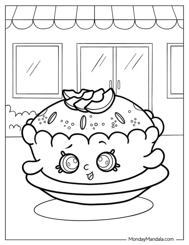 66 Shopkins Coloring Pages (Free PDF Printables)