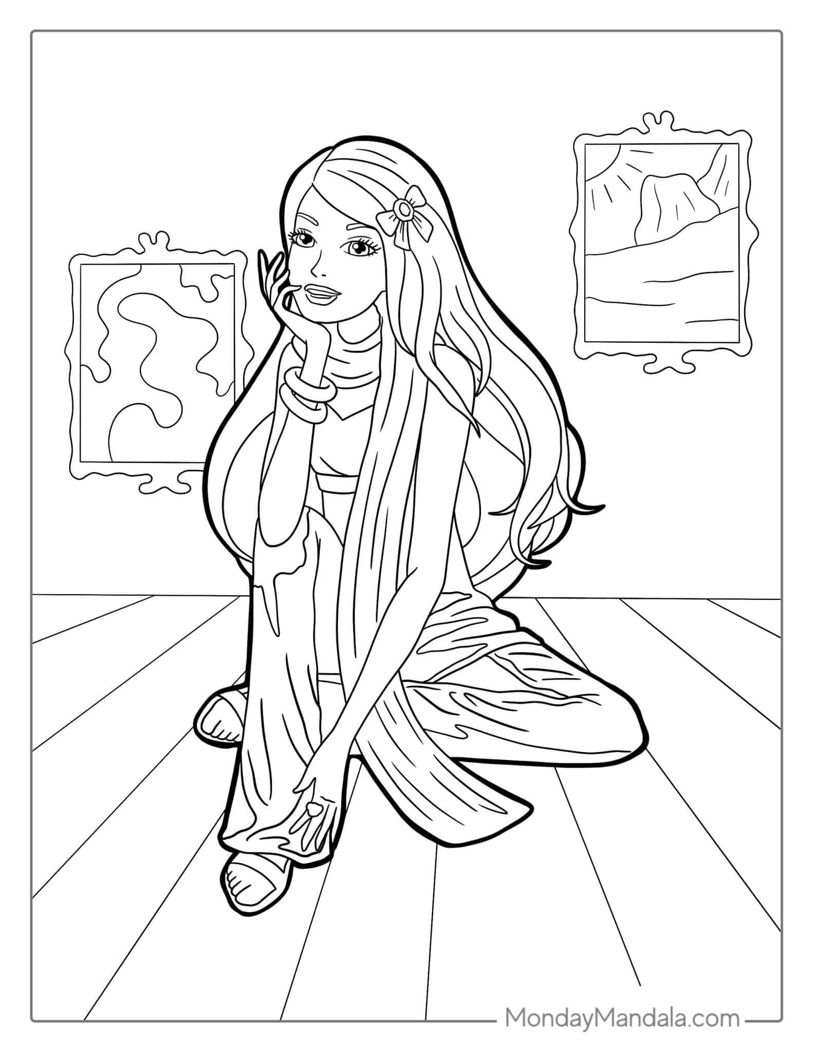 58 Barbie Coloring Pages (Free PDF Printables)