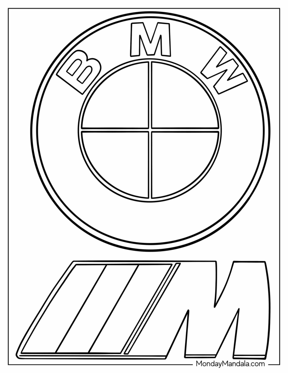 Coloring Pages Car Logos