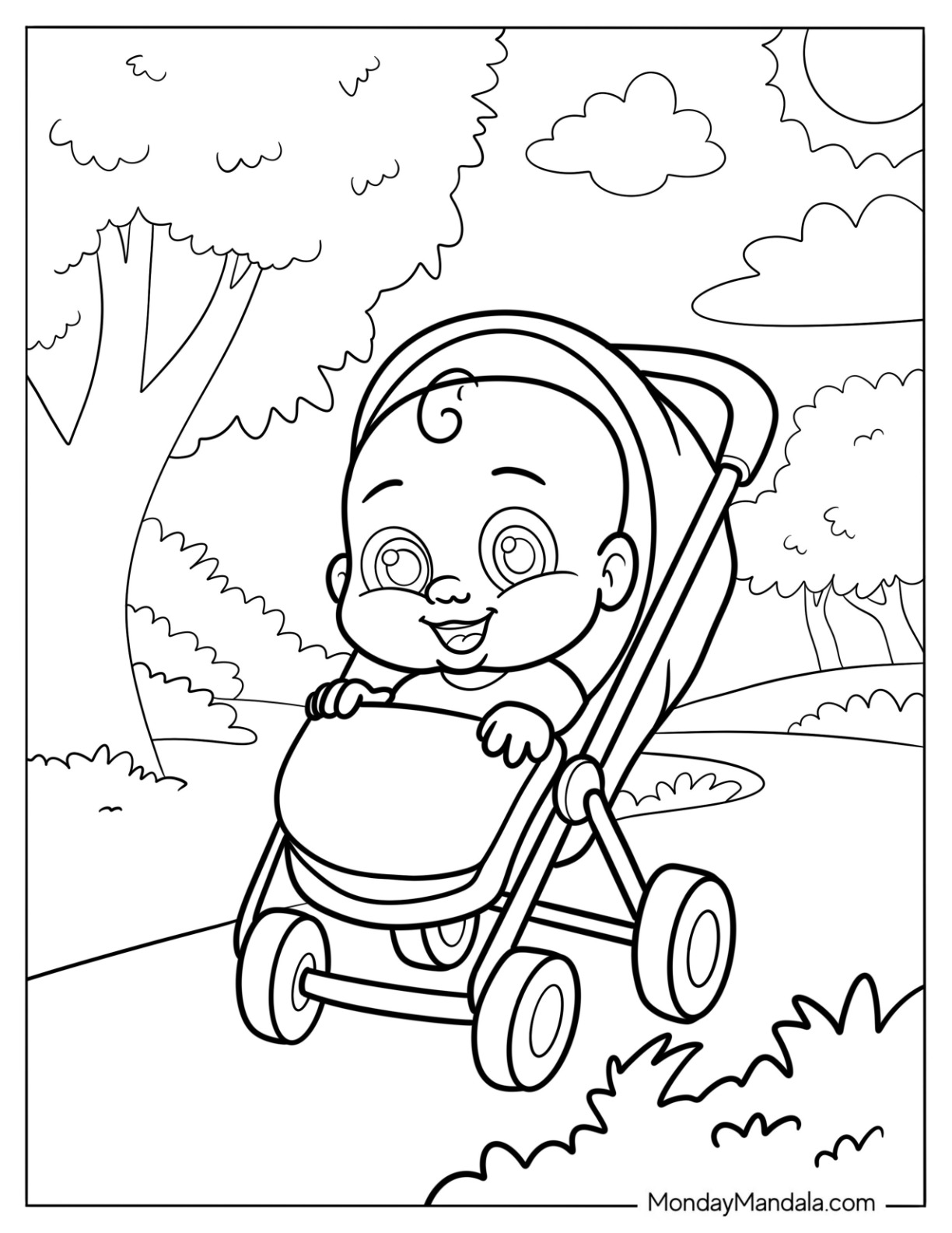 34 Baby Coloring Pages Free PDF Printables 34 Baby Coloring Pages Free PDF Printables