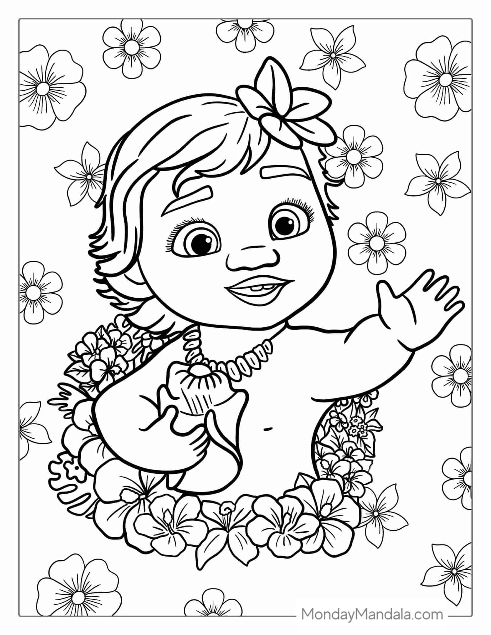 52 Moana Coloring Pages (Free PDF Printables)
