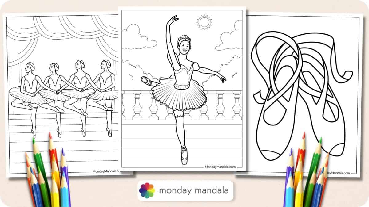 37 Ballerina Coloring Pages (Free PDF Printables)
