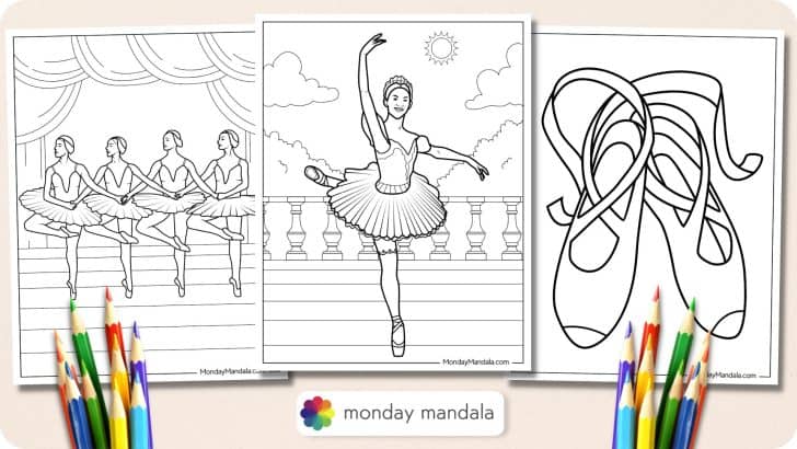 37 Ballerina Coloring Pages (Free PDF Printables)