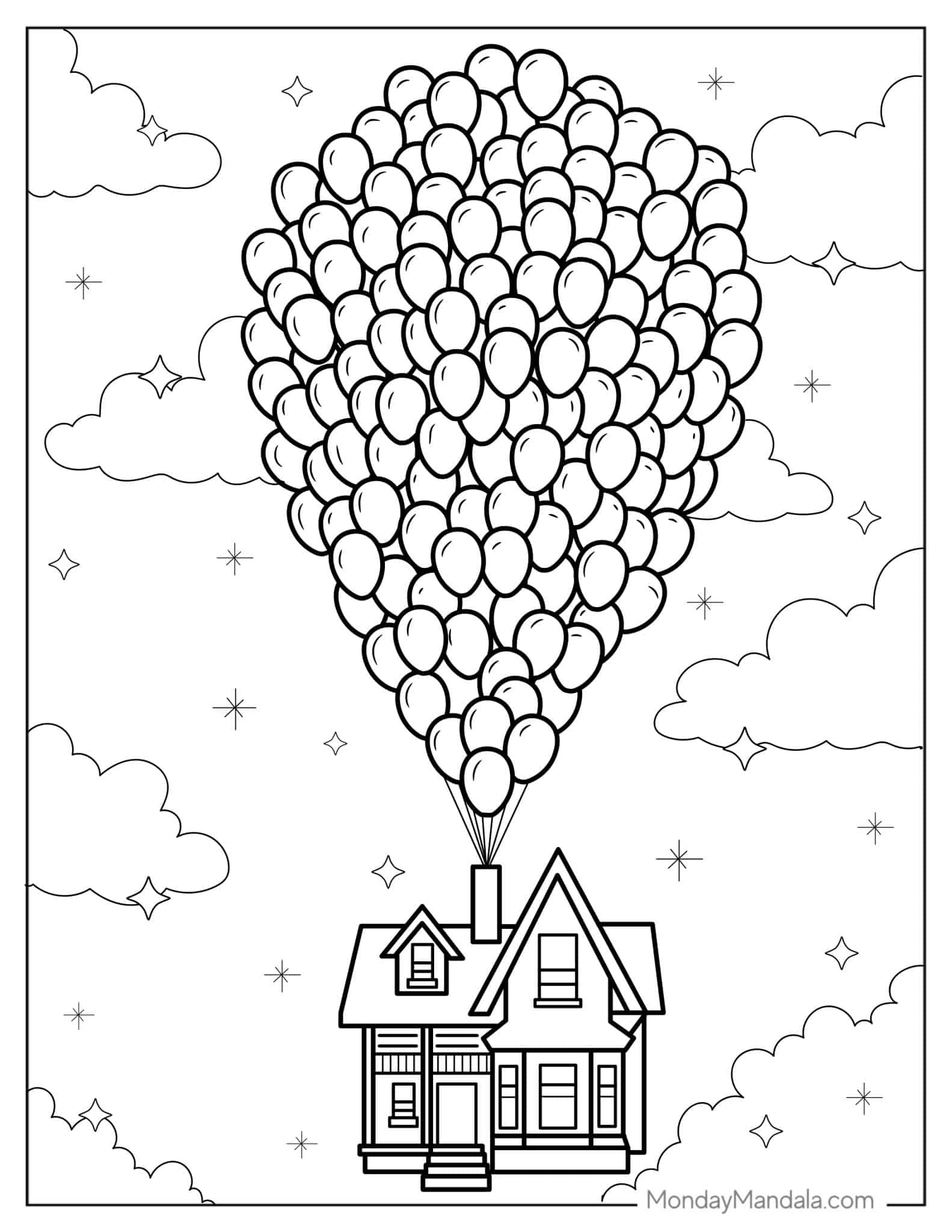 20 Balloon Coloring Pages (Free PDF Printables)
