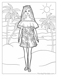 58 Barbie Coloring Pages (Free PDF Printables)