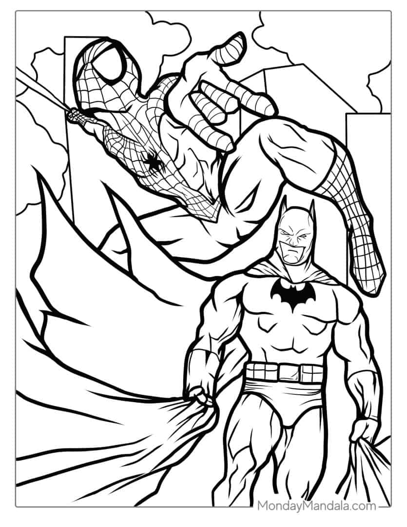 40 Batman Coloring Pages Free PDF Printables 