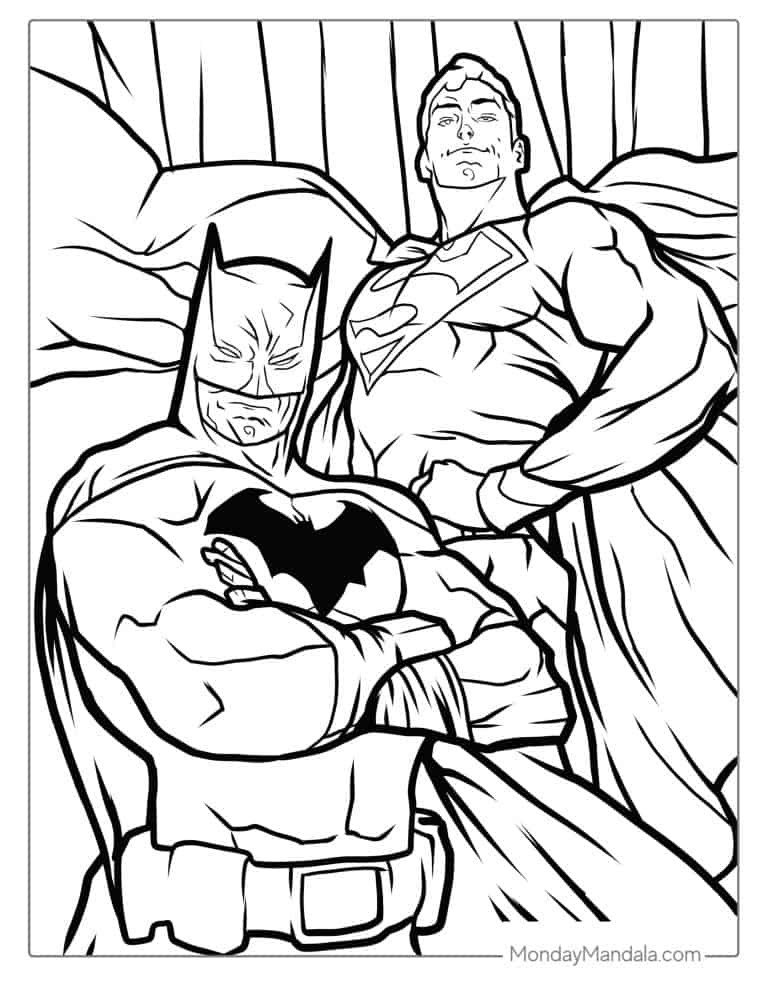 Batman Coloring Pages For Free Jenny Printable