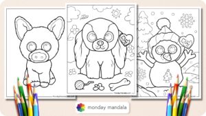 20 Beanie Boo Coloring Pages (Free PDF Printables)