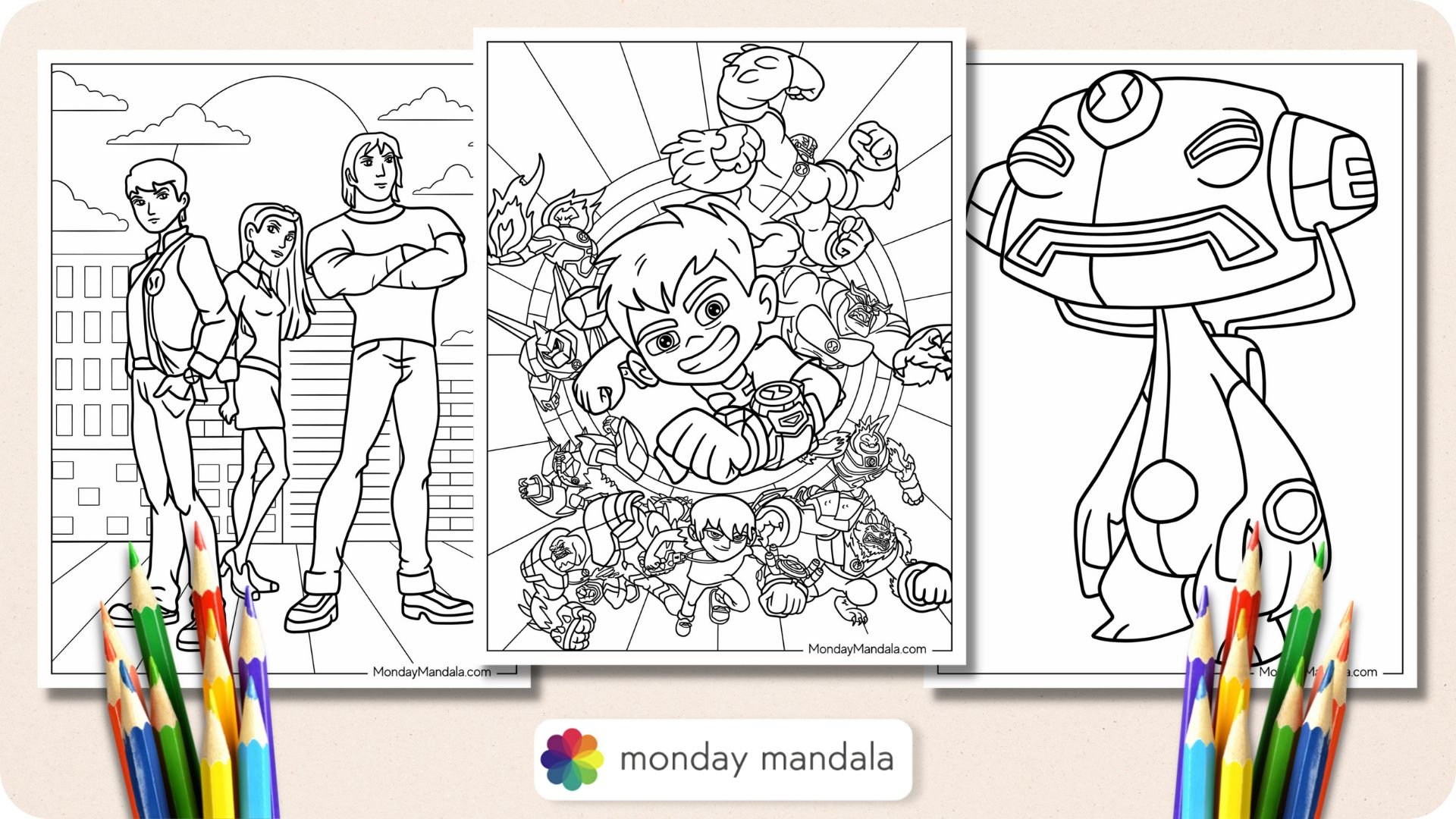 ben 10 printable coloring pages ultimate aliens