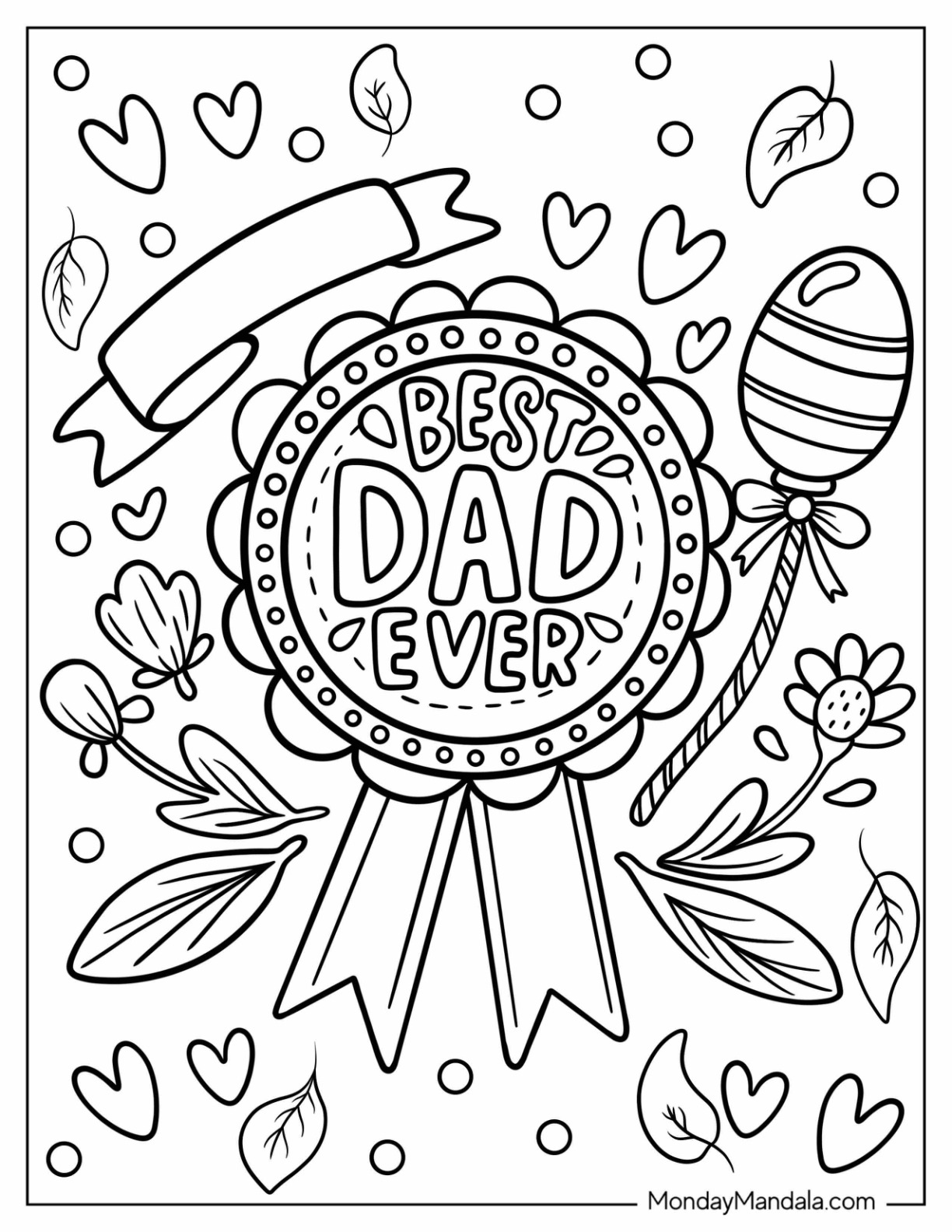 48 Father s Day Coloring Pages Free PDF Printables 