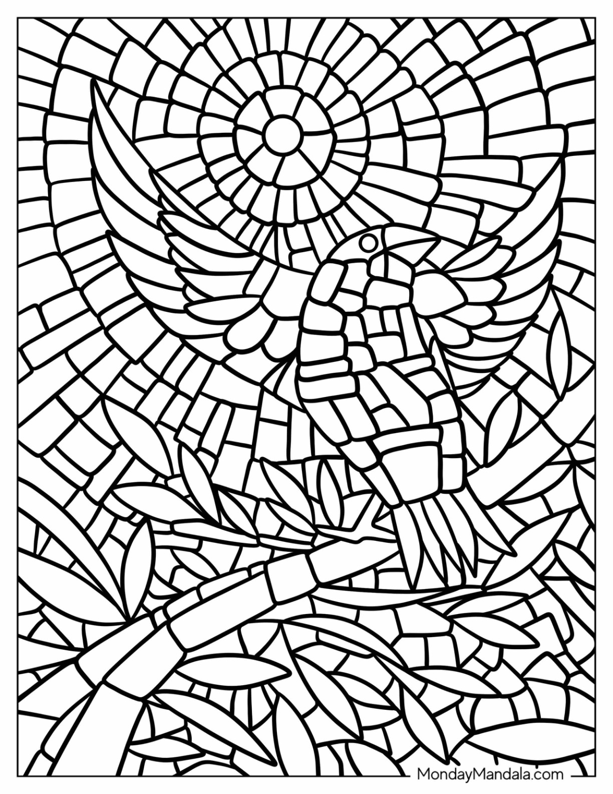 Mosaic Coloring Pages For Kids Mosaic Coloring Pages For Kids
