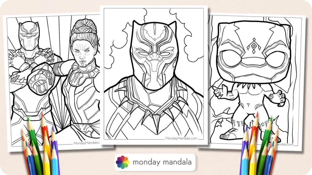 20 Black Panther Coloring Pages (Free PDF Printables)