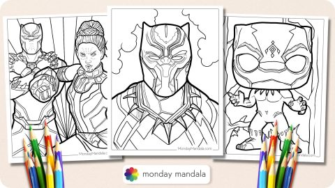 20 Black Panther Coloring Pages (Free PDF Printables)