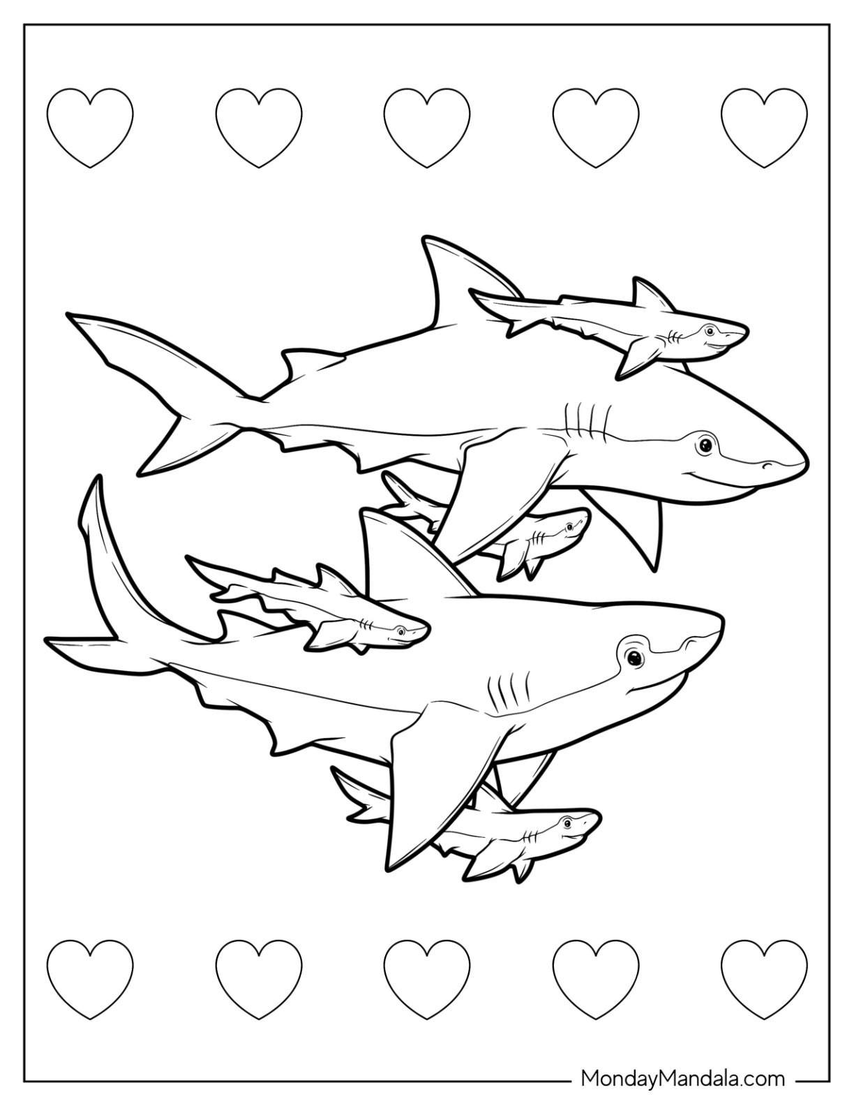 Shark Egg Coloring