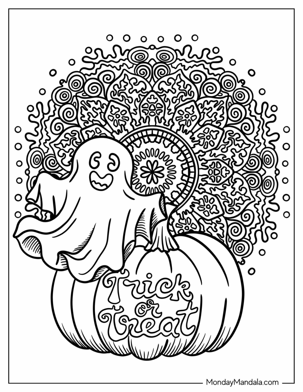 Free Halloween Mandala Coloring Pages 2025 Free Halloween Mandala Coloring Pages 2025