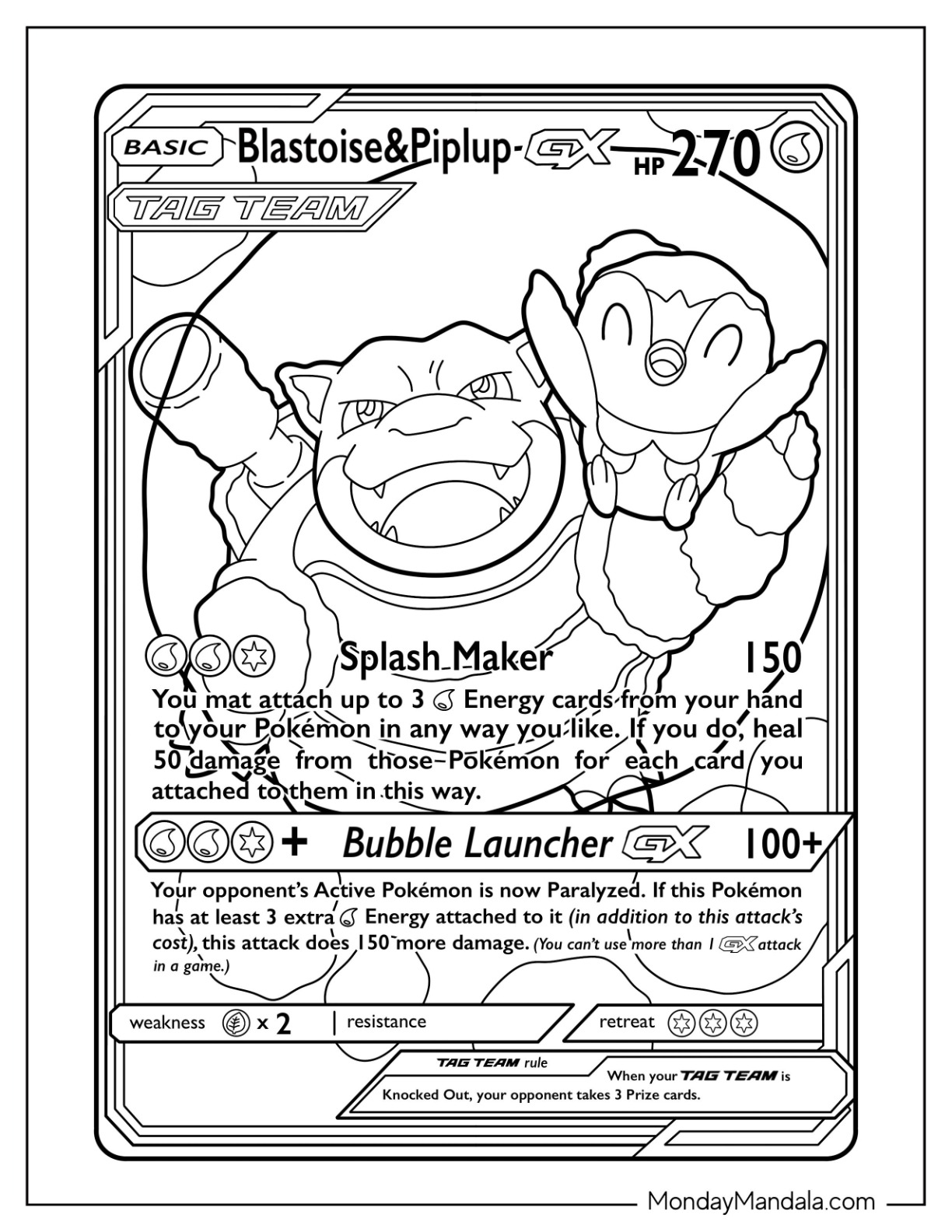 Rare Blastoise Pokemon Card