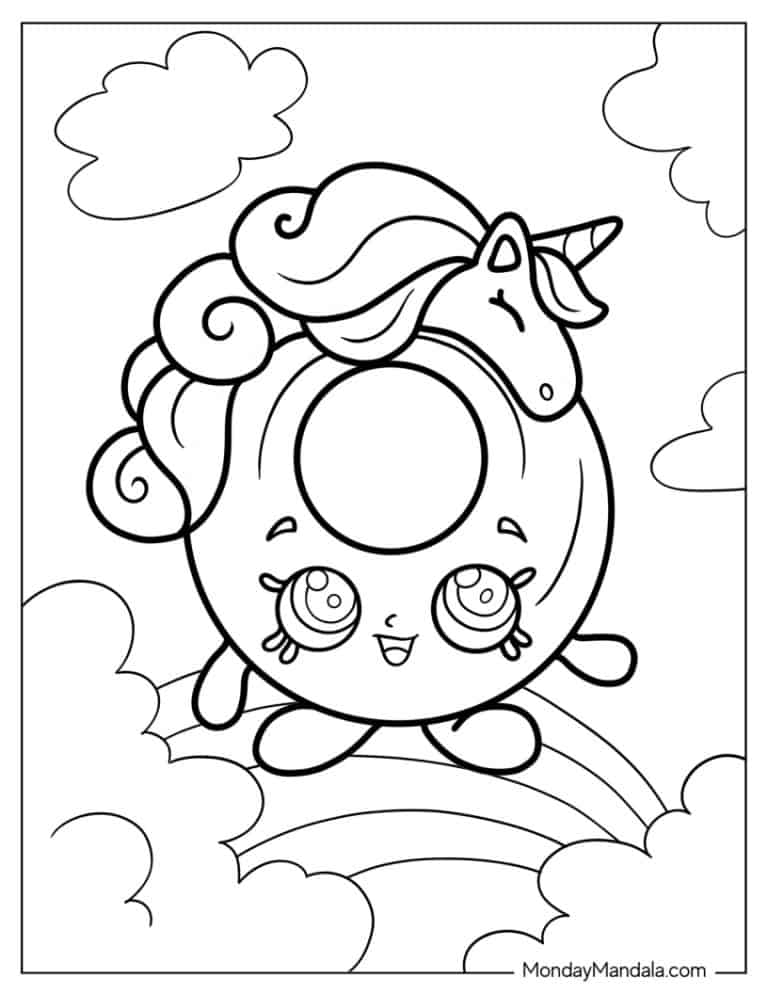66 Shopkins Coloring Pages (Free PDF Printables)