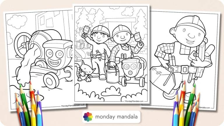 20 Bob The Builder Coloring Pages (Free PDF Printables)