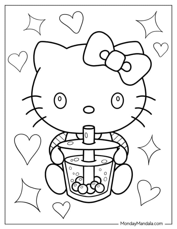10 Creative Goods Hello Kitty Coloring Pages Printable Coloring Craze 10 Creative Goods Hello Kitty Coloring Pages Printable Coloring Craze