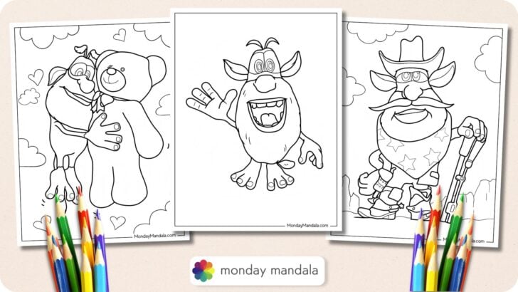 Booba Coloring Pages Featured Image