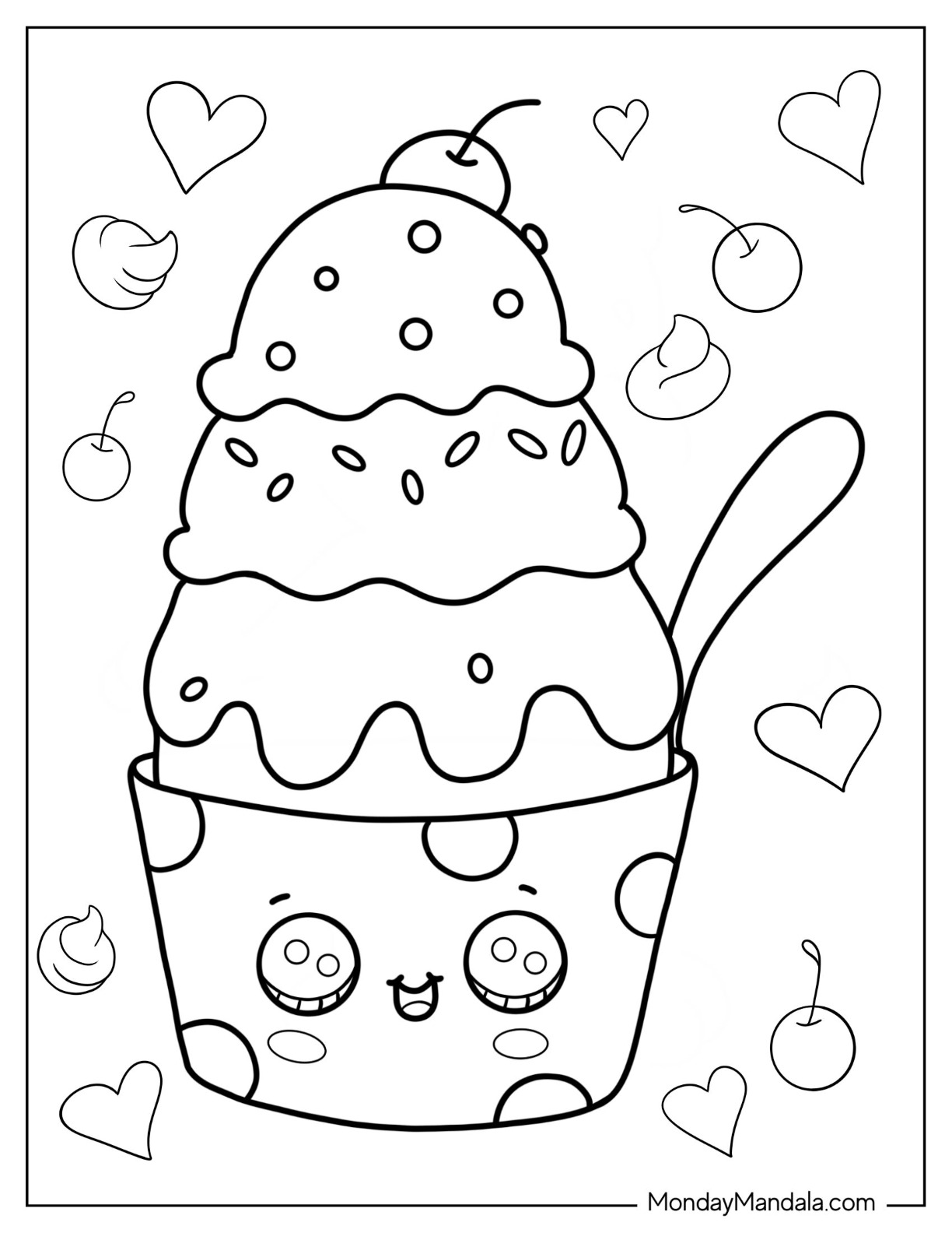 50 Cute Coloring Pages Free PDF Printables 