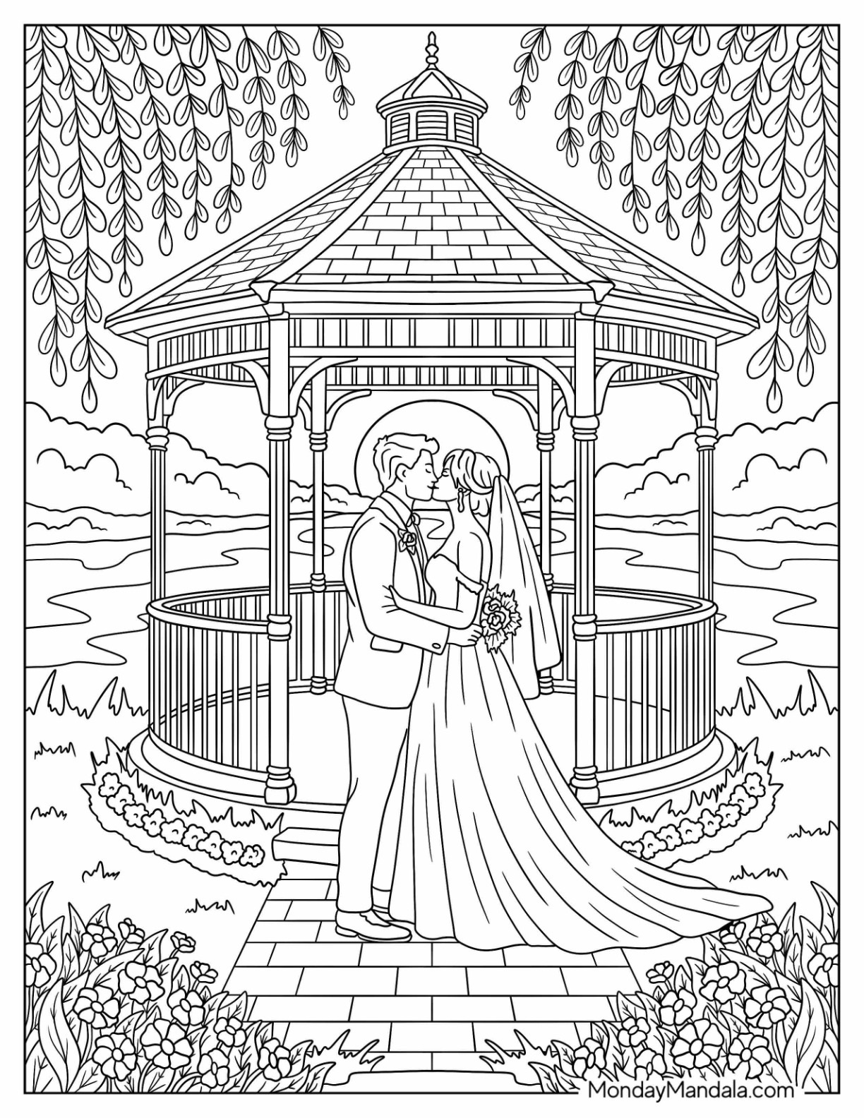 47 Wedding Coloring Pages Free PDF Printables 47 Wedding Coloring Pages Free PDF Printables