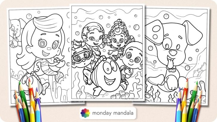 Bubble Guppies Coloring Pages Featured Image