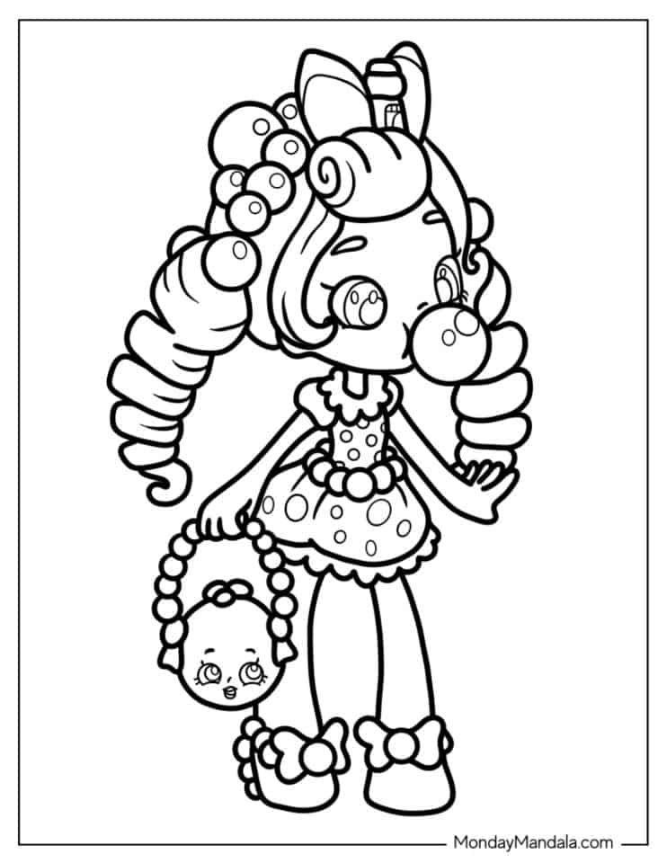 66 Shopkins Coloring Pages (Free PDF Printables)