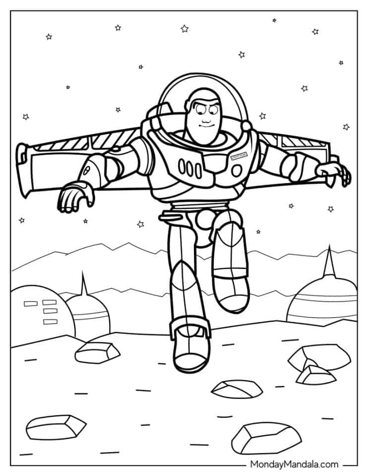 20 Buzz Lightyear Coloring Pages (Free PDF Printables)