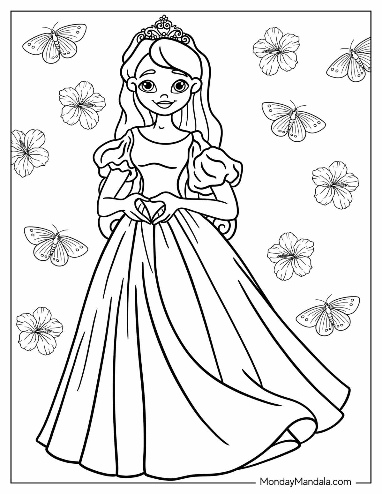 Coloring Pages Princesses