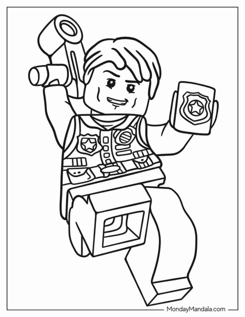 60 Lego Coloring Pages (Free PDF Printables)