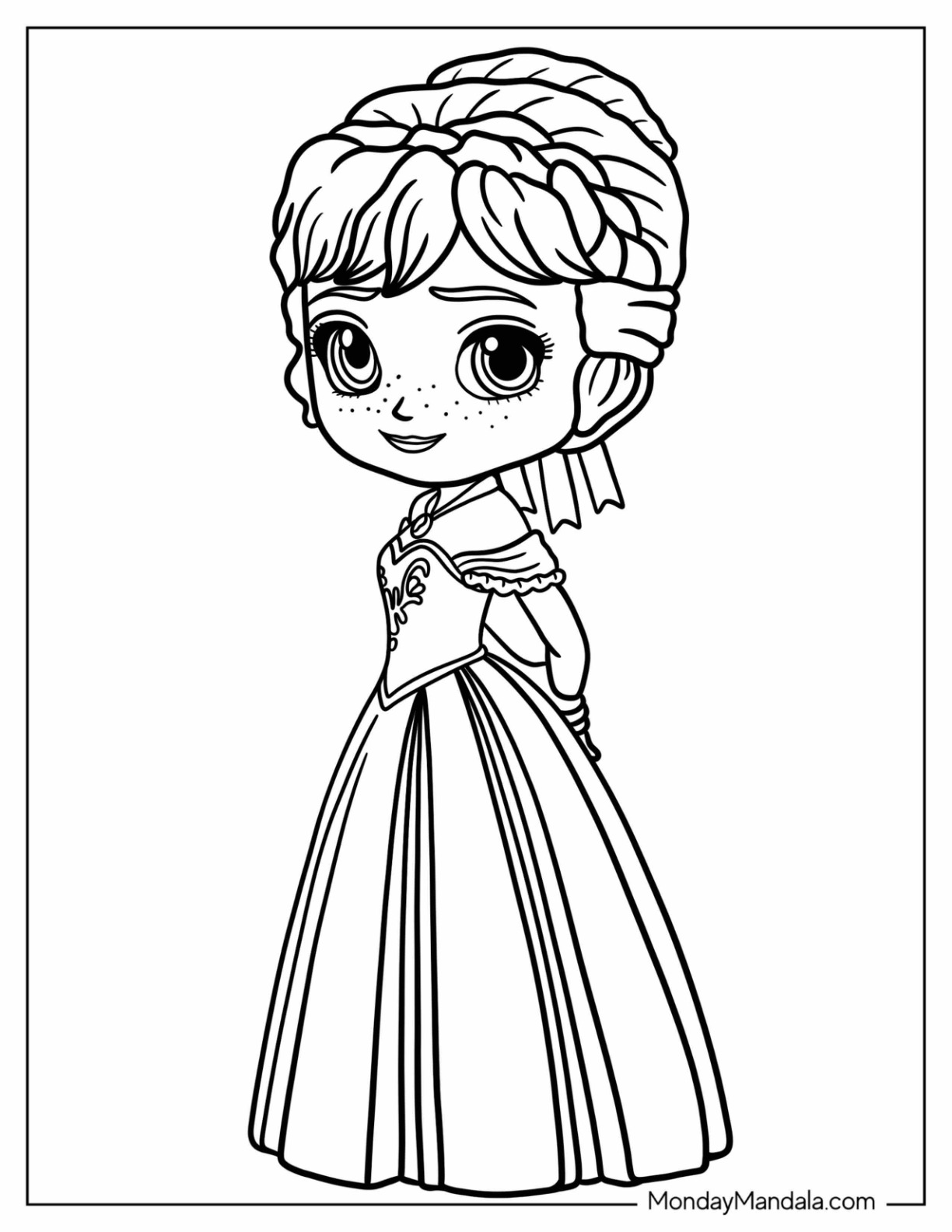 Anna Coloring Pages Anna Coloring Pages