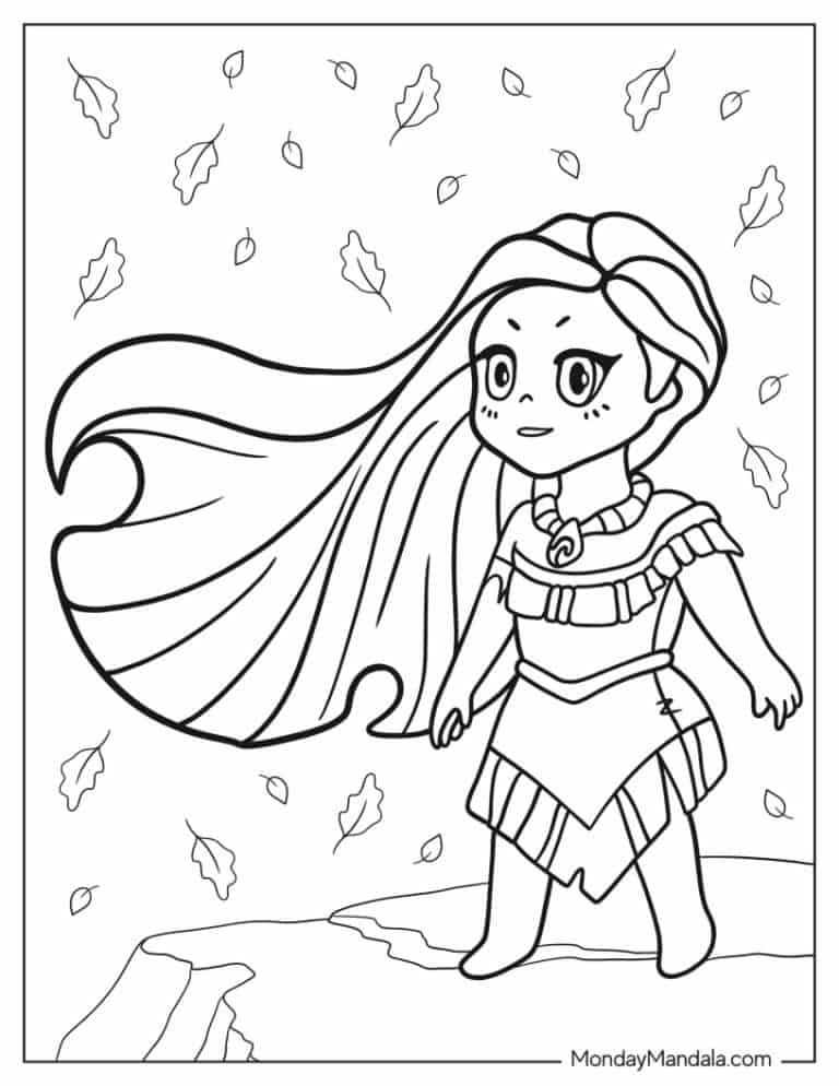 20 Pocahontas Coloring Pages (Free PDF Printables)