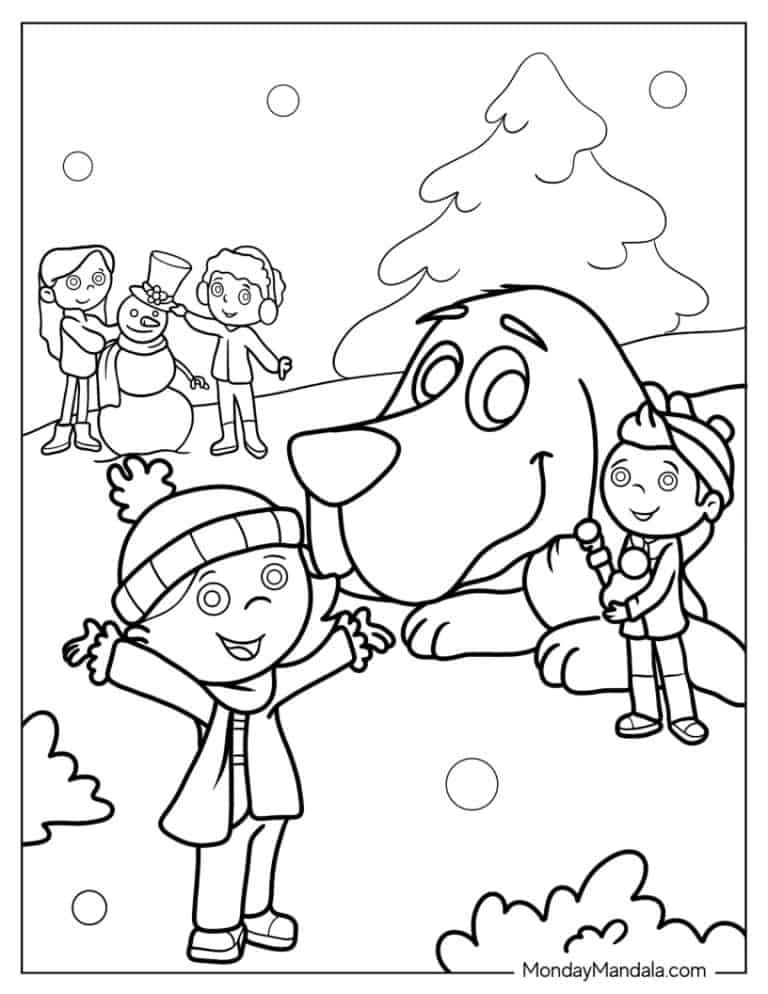 20 Clifford Coloring Pages (Free PDF Printables)