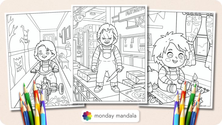 Chucky Coloring Pages Featured Image