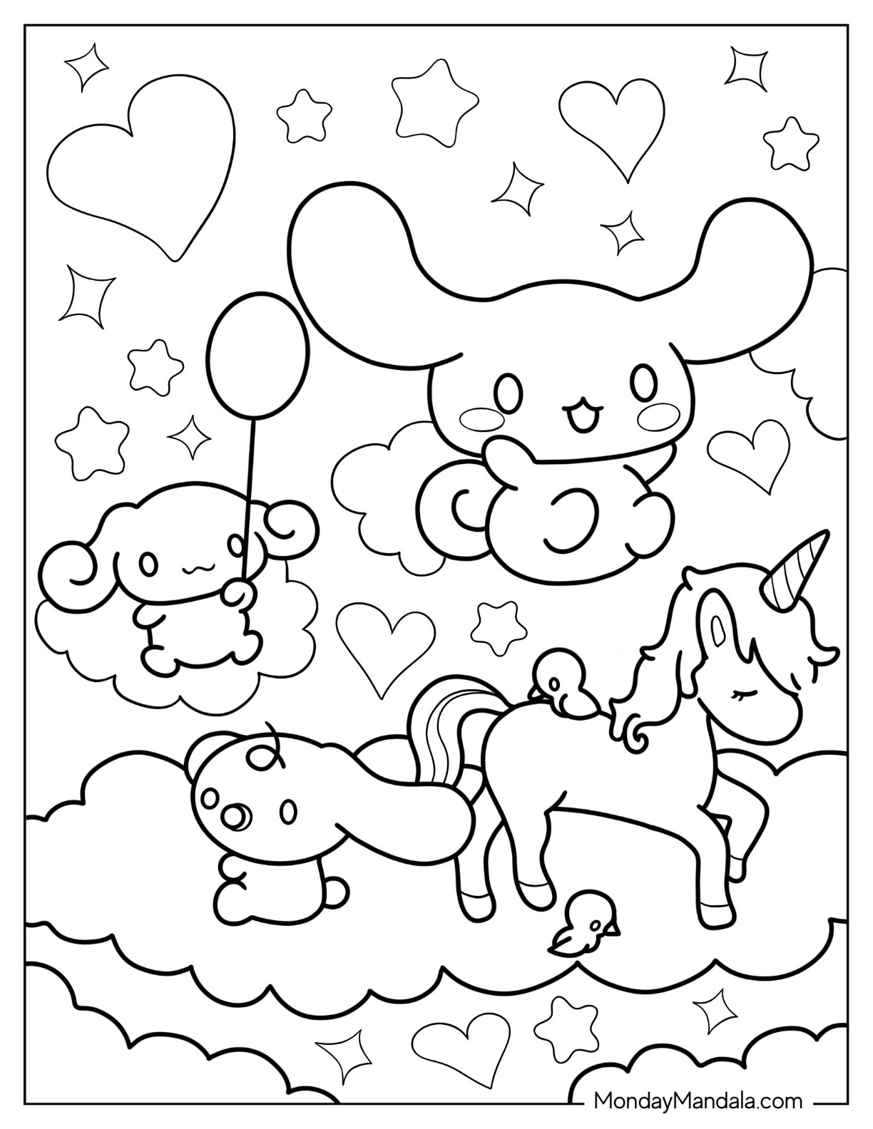 22 Cinnamoroll Coloring Pages Free PDF Printables 22 Cinnamoroll Coloring Pages Free PDF Printables